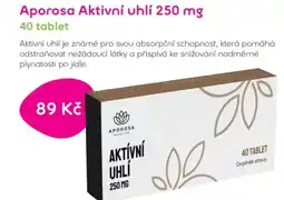 Pilulka lékárna Aporosa Aktivní uhlí nabídka