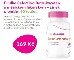 Pilulka lékárna Pilulka Selection Beta-karoten s měsíčkem lékařským + zinek a biotin nabídka