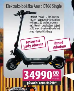 FILSON Store Elektrokoloběžka Aroso DT06 Single nabídka