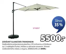 JYSK Závěsný slunečník trondheim nabídka