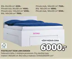 JYSK Postelový rám limfjorden nabídka