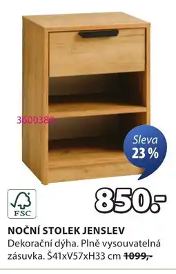 JYSK Noční stolek jenslev nabídka