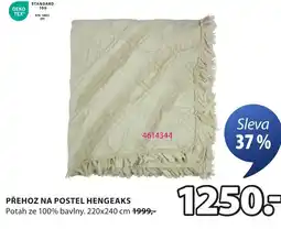 JYSK Přehoz na postel hengeaks nabídka