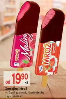 Žabka Zmrzlina Mrož nabídka