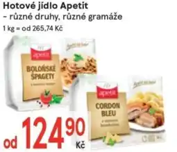 Žabka Hotové jídlo Apetit nabídka
