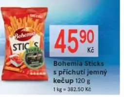 Žabka Bohemia Sticks s příchutí jemný kečup nabídka