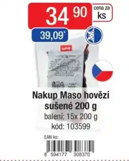 Qanto Nakup Maso hovězí sušené nabídka