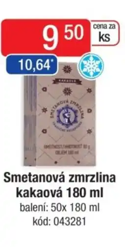 Qanto Smetanová zmrzlina kakaová nabídka