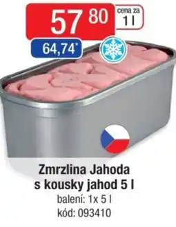 Qanto Zmrzlina Jahoda s kousky jahod nabídka