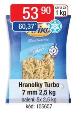 Qanto Aviko Hranolky Turbo 7 mm nabídka