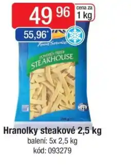 Qanto Aviko Hranolky steakové nabídka