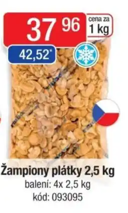 Qanto Žampiony plátky nabídka