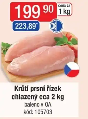 Qanto Krůtí prsní řízek chlazený nabídka