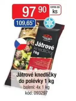 Qanto Játrové knedlíčky do polévky nabídka