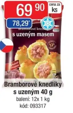 Qanto Bramborové knedlíky s uzeným nabídka