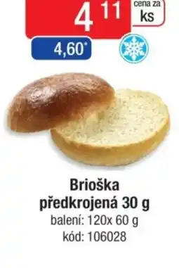 Qanto Brioška předkrojená nabídka