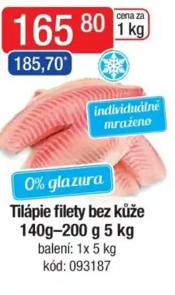 Qanto Tilápie filety bez kůže nabídka