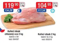 Qanto Kuřecí steak nabídka
