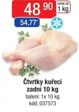 Qanto Čtvrtky kuřecí zadní nabídka