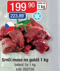 Qanto Srnčí maso na guláš nabídka