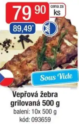 Qanto Vepřová žebra grilovaná nabídka