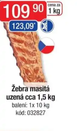 Qanto Žebra masitá uzená nabídka
