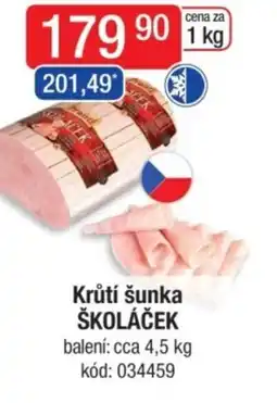 Qanto Krůtí šunka ŠKOLÁČEK nabídka