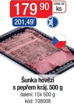 Qanto Šunka hovězí s pepřem kráj. nabídka