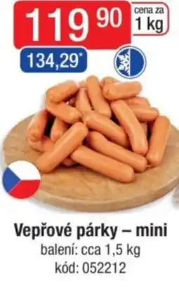 Qanto Vepřové párky - mini nabídka