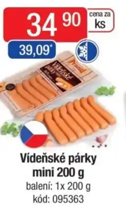 Qanto Vídeňské párky mini nabídka
