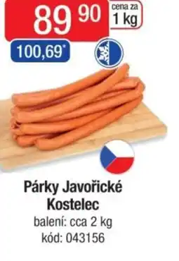 Qanto Párky Javořické Kostelec nabídka