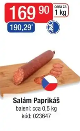 Qanto Salám Paprikáš nabídka