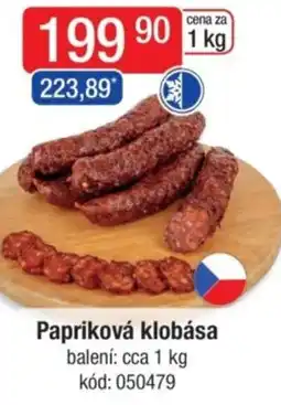 Qanto Papriková klobása nabídka