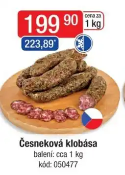 Qanto Česneková klobása nabídka