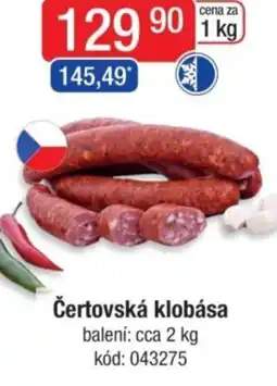 Qanto Čertovská klobása nabídka