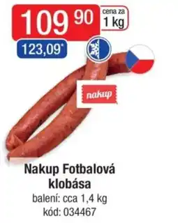 Qanto Nakup Fotbalová klobása nabídka