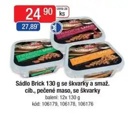 Qanto Sádlo Brick se škvarky a smaž. cib., pečené maso, se škvarky nabídka