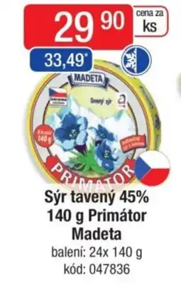 Qanto MADETA Sýr tavený 45% Primátor nabídka