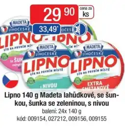 Qanto MADETA Lipno lahůdkové, se šun- kou, šunka se zeleninou, s nivou nabídka