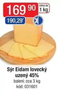 Qanto Sýr Eidam lovecký uzený 45% nabídka