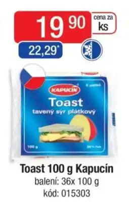 Qanto KAPUCIN Toast nabídka