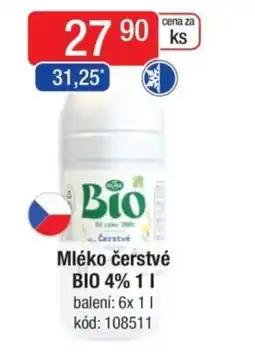 Qanto Mléko čerstvé Bio 4% nabídka