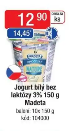 Qanto MADETA Jogurt bílý bez laktózy 3% nabídka