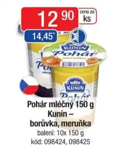Qanto KUNIN Pohár mléčný - borůvka, meruňka nabídka