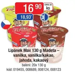 Qanto MADETA Lipánek Max vanilka, vanilka/kakao, jahoda, kakaový nabídka