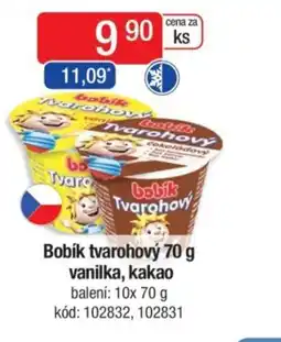 Qanto Bobík tvarohový vanilka, kakao nabídka