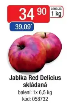 Qanto Jablka Red Delicius skládaná nabídka