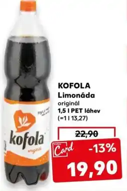 Kaufland KOFOLA Limonáda nabídka