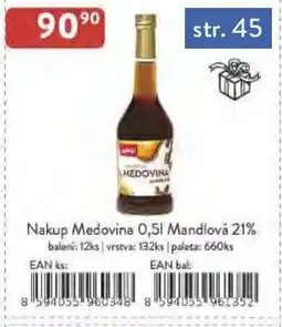 Astur&Qanto Nakup Medovina Mandlová 21% nabídka