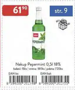 Astur&Qanto Nakup Pepermint 18% nabídka